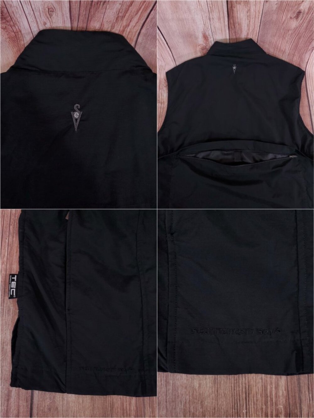 SCOTTEVEST SeV Mens XL Black Travel Vest TEC Multi Pocket Utility Tech Gadget - Picture 7 of 13